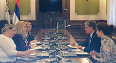 21 December 2018 The Head of the National Assembly delegation to PACE in meeting with the Head of the Council of Europe Office in Belgrade